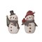 Resin Melty Snowman Family Figurine Set Christmas Decorations
